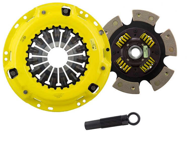 HD/Race Sprung 6-Pad Transmission Clutch Kit Fits Select Lexus/Toyota/Scion