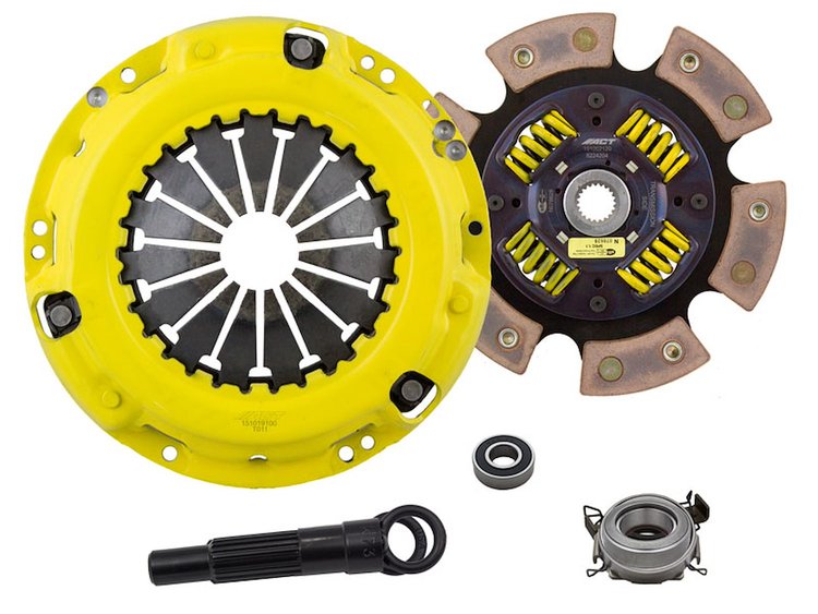 HD/Race Sprung 6-Pad Transmission Clutch Kit Fits Select Lexus/Toyota/Scion