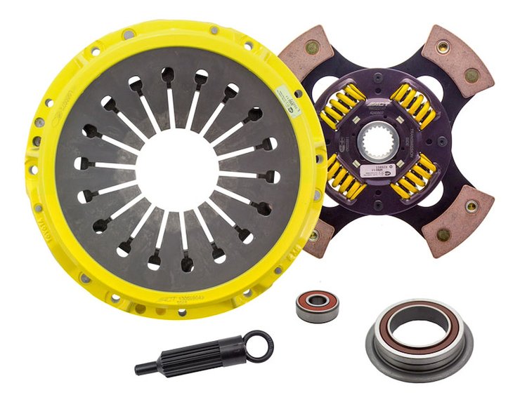 HD/Race Sprung 4-Pad Transmission Clutch Kit Fits Select Lexus/Toyota/Scion