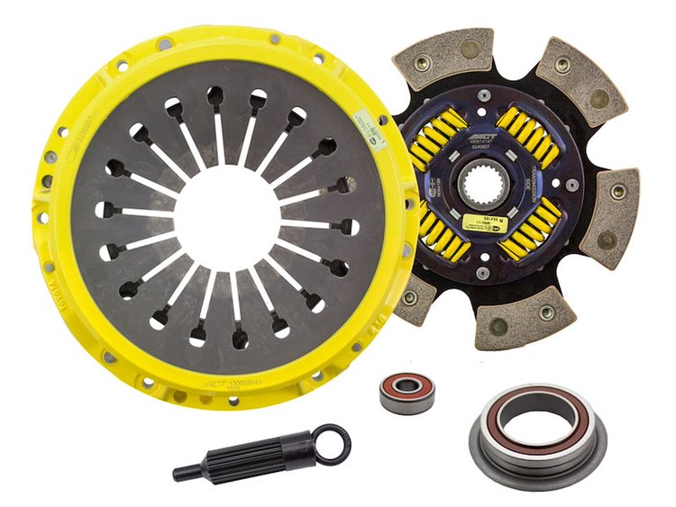 HD/Race Sprung 6-Pad Transmission Clutch Kit Fits Select Lexus/Toyota/Scion