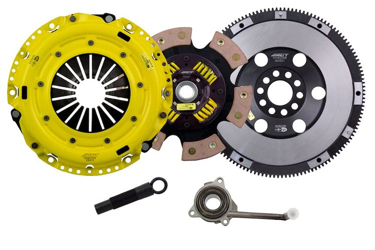 HD/Race Sprung 6-Pad Transmission Clutch Kit Fits Select Audi/Volkswagen