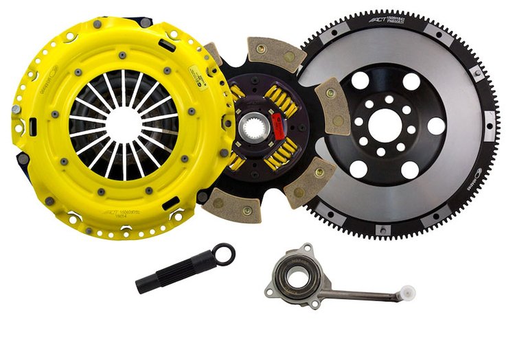 HD/Race Sprung 6-Pad Transmission Clutch Kit Fits Select Audi/Volkswagen