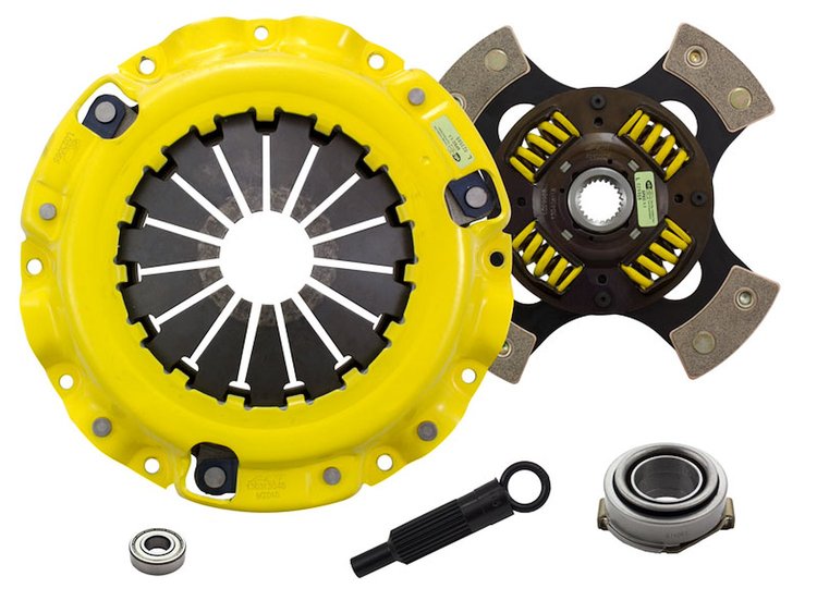 HD/Race Sprung 4-Pad Transmission Clutch Kit Fits Select Ford/Lincoln/Mercury/Mazda