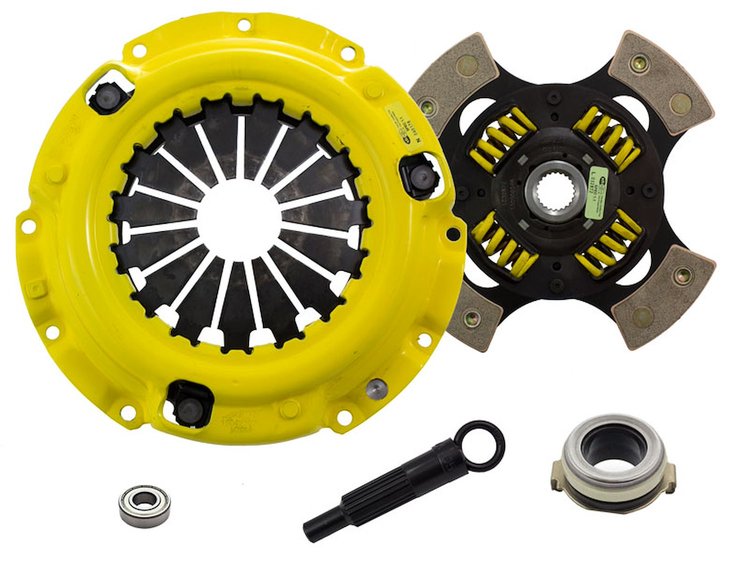 HD/Race Sprung 4-Pad Transmission Clutch Kit Fits Select Ford/Lincoln/Mercury/Mazda