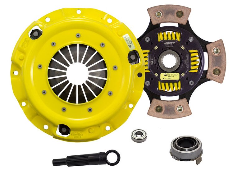 HD/Race Sprung 4-Pad Transmission Clutch Kit Fits Select Ford/Lincoln/Mercury/Mazda