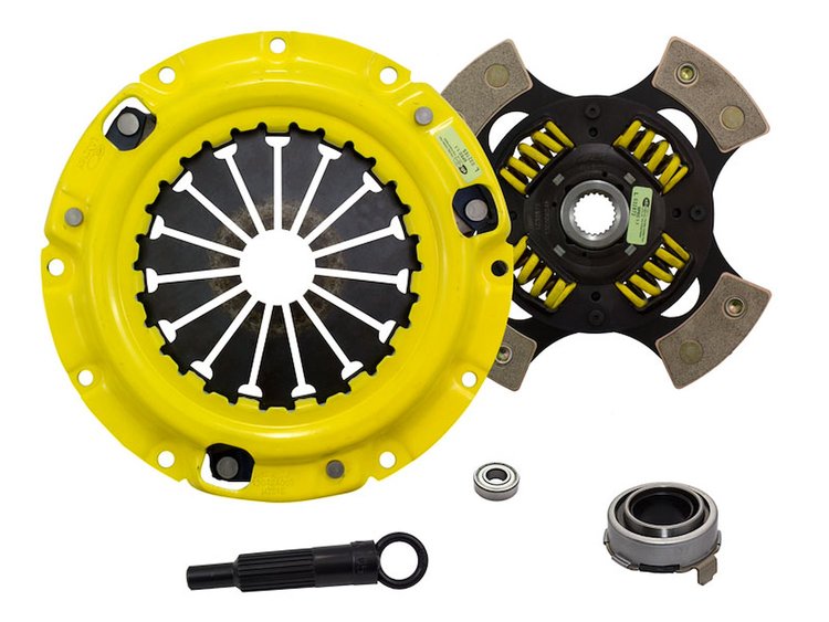 HD/Race Sprung 4-Pad Transmission Clutch Kit Fits Select Ford/Lincoln/Mercury/Mazda