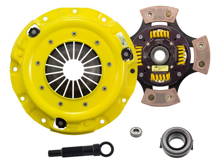 HD/Race Sprung 4-Pad Transmission Clutch Kit Fits Select Ford/Lincoln/Mercury/Mazda