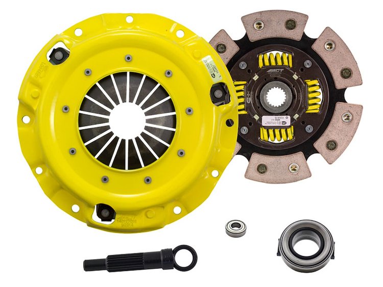 HD/Race Sprung 6-Pad Transmission Clutch Kit Fits Select Ford/Lincoln/Mercury/Mazda