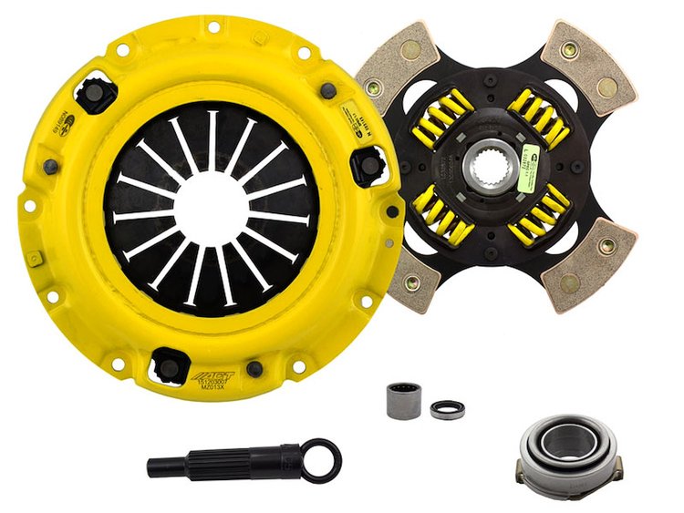 XT/Race Sprung 4-Pad Transmission Clutch Kit Fits Select Ford/Lincoln/Mercury/Mazda