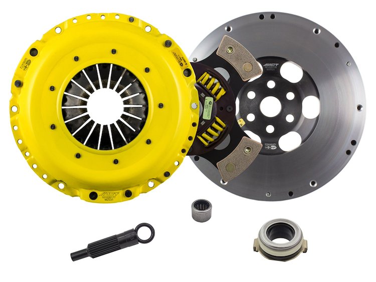 HD/Race Sprung 4-Pad Transmission Clutch Kit Fits Select Ford/Lincoln/Mercury/Mazda