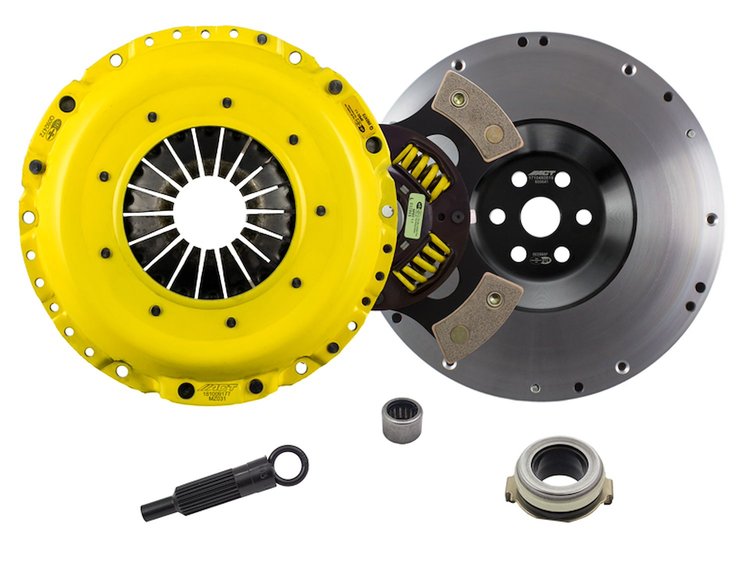 HD/Race Sprung 4-Pad Transmission Clutch Kit Fits Select Ford/Lincoln/Mercury/Mazda