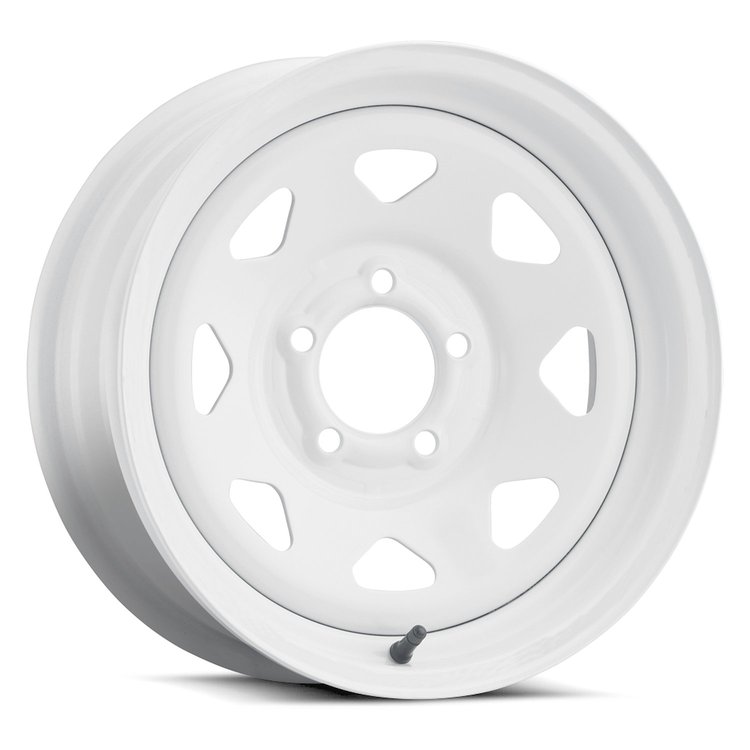 2056050-W 20-8 SPOKE Wheel [Size: 15"x6"] White Finish