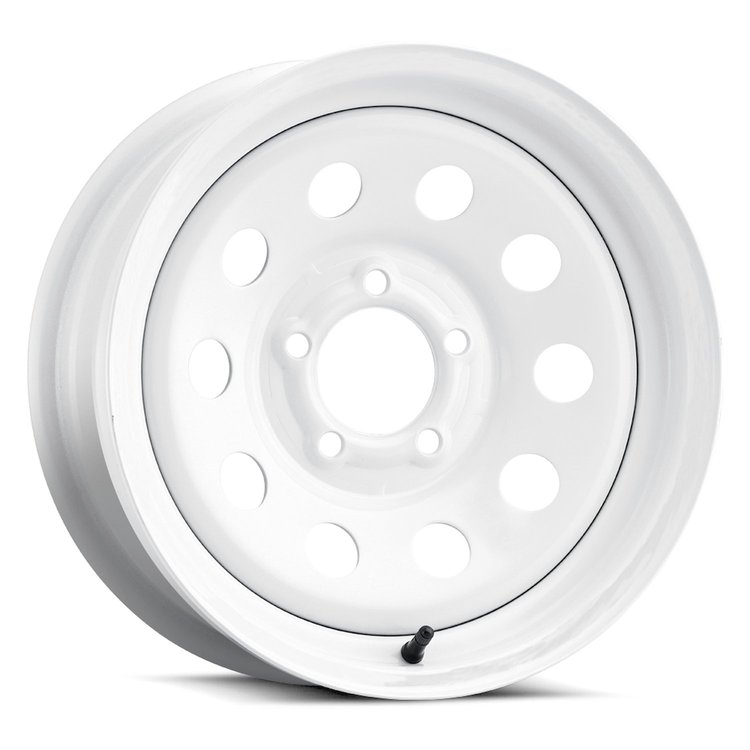 2745512-W 27-MOD Wheel [Size: 14"x5.5"] White Finish