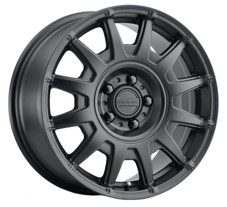 401B AERO Wheel Size: 17 X 8" Bolt Pattern: 5X100 mm [Satin Black]