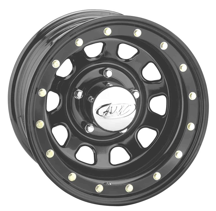 Allied Wheel 54M Series Black Daytona Street Lock Wheel 15" x 8"