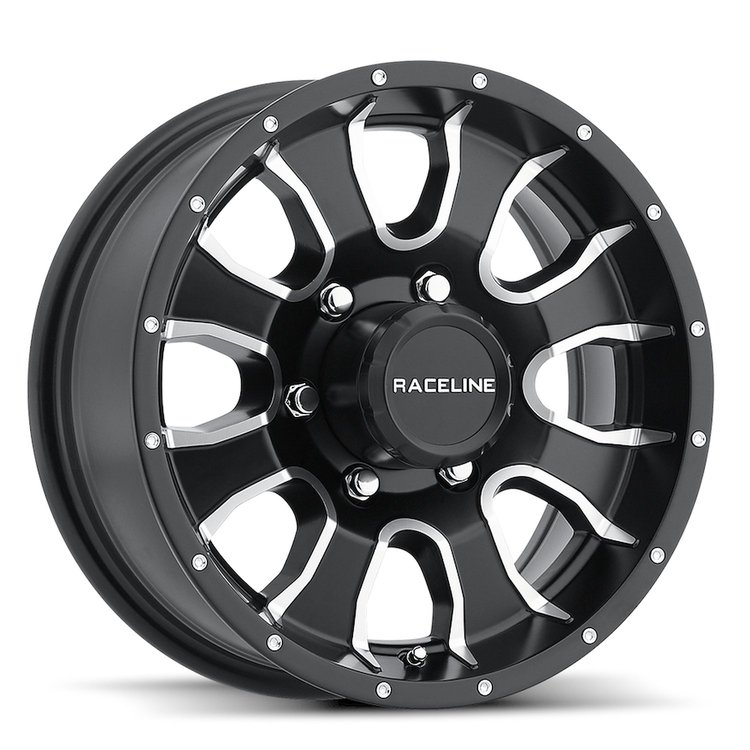861M-56050 861M-MAMBA Wheel [Size: 15"x6"] Black & Milled Finish