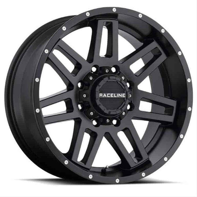 INJECTOR BLACK 17X8.5 5X4.5/5X5 +18mm BM 5.45 CB 78.1 LOAD RATING LBS 2200 CAP# CPR930-6-B