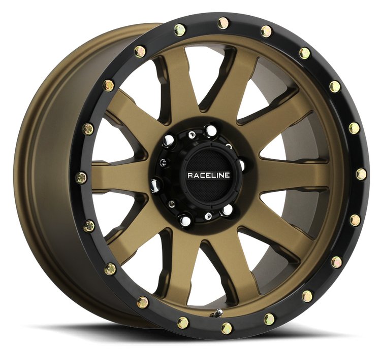 934BZ CLUTCH Wheel Size: 17 X 9" Bolt Pattern: 8X165.1 mm [Bronze w/ Simulated Beadlock]