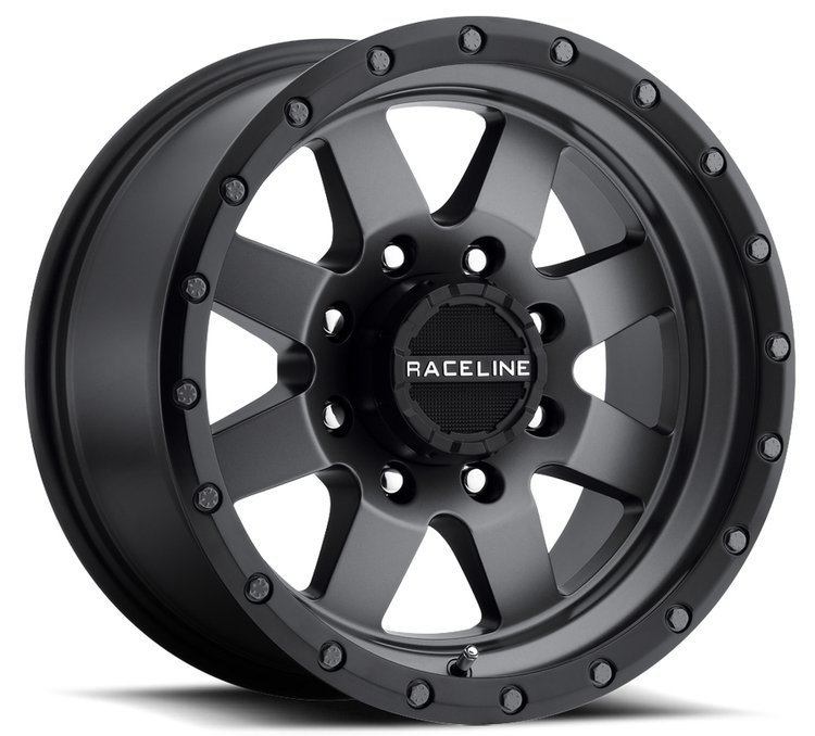 935G DEFENDER Wheel Size: 20 X 9" Bolt Pattern: 5X139.7 mm [Gunmetal w/ Simulated Beadlock]