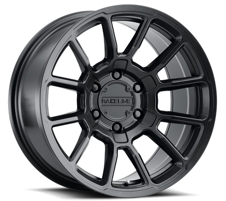 950B GAUGE Wheel Size: 16 X 8" Bolt Pattern: 8X165.1 mm [Satin Black]