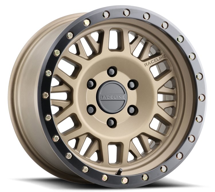 951BZ RYNO Wheel Size: 17 X 8.5" Bolt Pattern: 6X139.7 mm [Bronze w/Sim Beadlock]