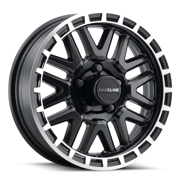 953BM-66060 953BM-KRANK TRAILER Wheel [Size: 16"x6"] Satin Black Finish