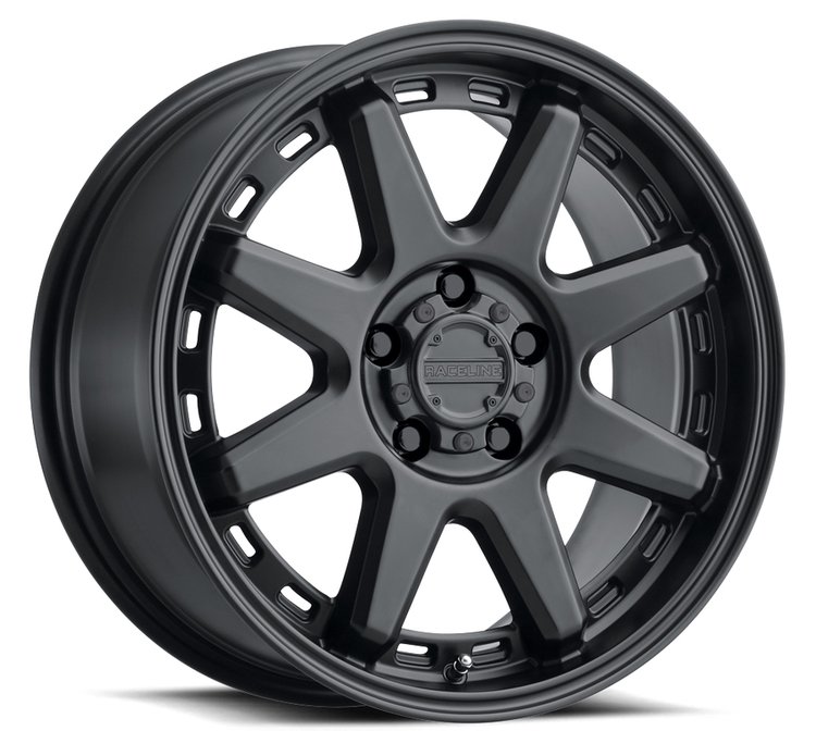 G92M HOSTAGE Wheel Size: 14 X 7" Bolt Pattern: 4X101.6 mm [Satin Black and Machined]