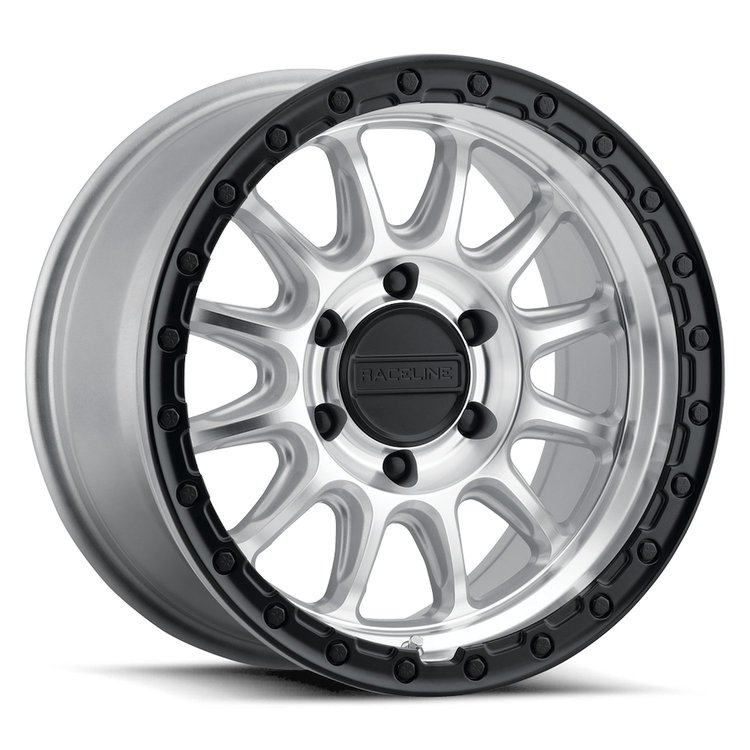 960MB-88565+35 960MB-ALPHA Wheel [Size: 18"x8.5"] Machined w/Black Ring Finish