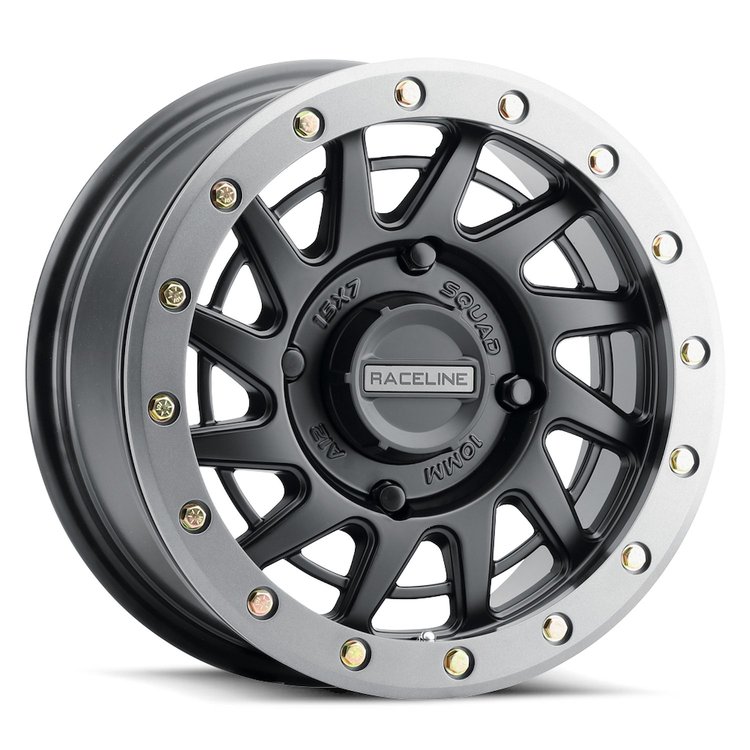 A12BG-57056+38 A12-SQUAD Wheel [Size: 15"x7"] Satin Black Finish