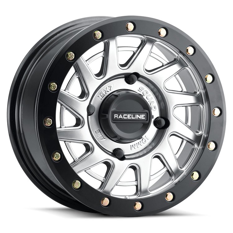 A12SB-57056+10 A12-SQUAD Wheel [Size: 15"x7"] Gloss Hyper Silver Finish