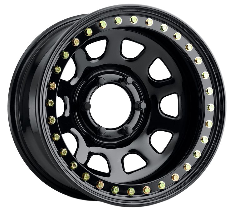 RT51 DAYTONA ROCK Wheel Size: 15 X 8" Bolt Pattern: 6X139.7 mm [Black]