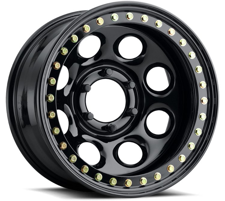 RT81 ROCK 8 Wheel Size: 15 X 8" Bolt Pattern: 5X139.7 mm [Black]