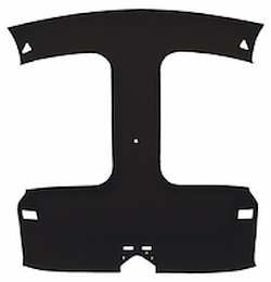 ABS Plastic Headliner 1993-2002 Chevy Camaro & Pontiac Firebird T-Top - Uncovered