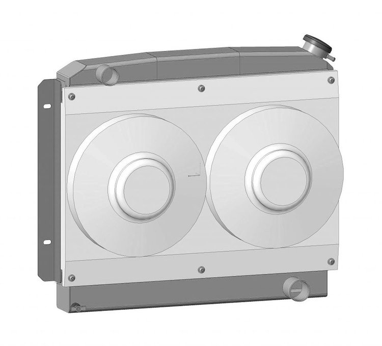 RAD MODULE CHEVY II 62-67