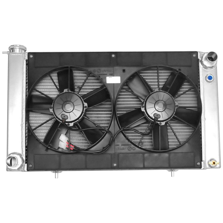 High-Efficiency Core OE Aluminum Radiator Module 1967-1970 Ford Mustang