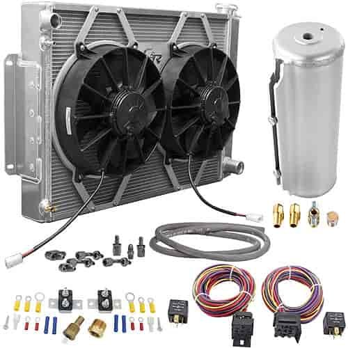 High-Efficiency Core OE Fit Aluminum Radiator Module Kit 1967-1969 Camaro / Firebird