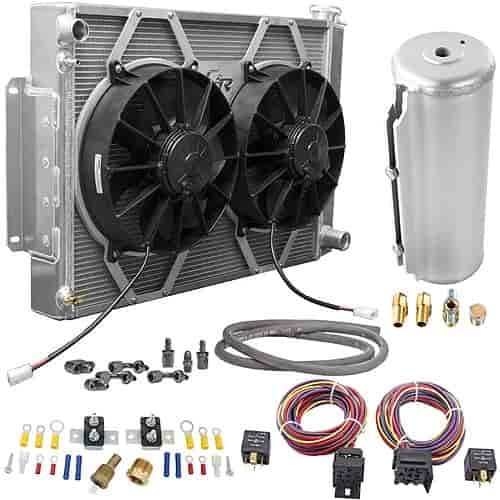 High-Efficiency Core OE Fit Aluminum Radiator Module Kit 1968-1977 Chevelle / El Camino / Monte Carlo / Cutlass / GTO / Skylark