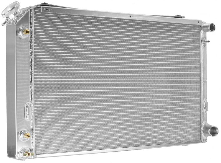 OE-Fit Aluminum Radiator with Transmission Oil Cooler 1970-1981 Chevy Camaro, 1970-1974 Pontiac Firebird