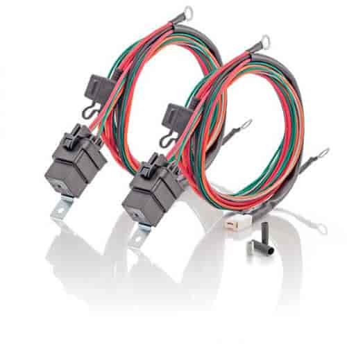 Dual Electric Fan Wiring Harness Set