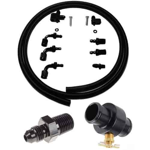 LS Engine Steam To Hose Kit Includes: LS Engine Steam Vent Kit