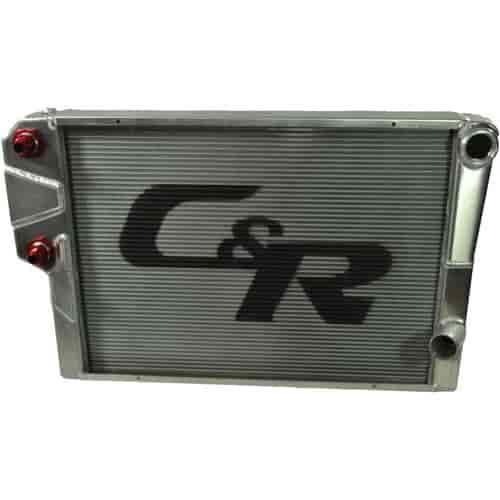 Radiator Lightweight Late Model Heat Exchanger Single Row 36mm 30 x 18-1/2 1-3/4 High Outlet Closed