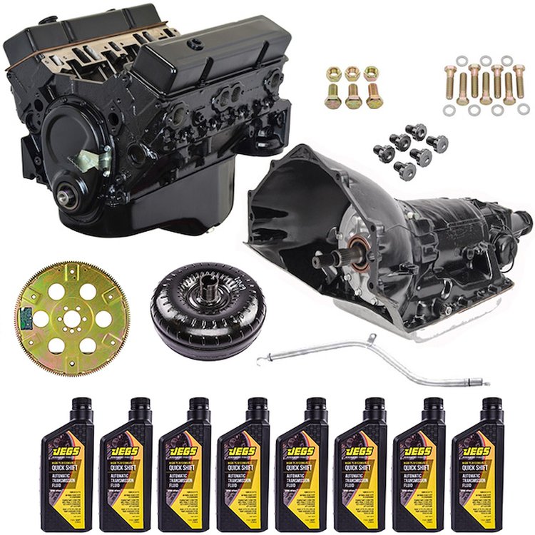 Small Block Chevy 383 ci Crate Engine & TH350 Transmission Kit