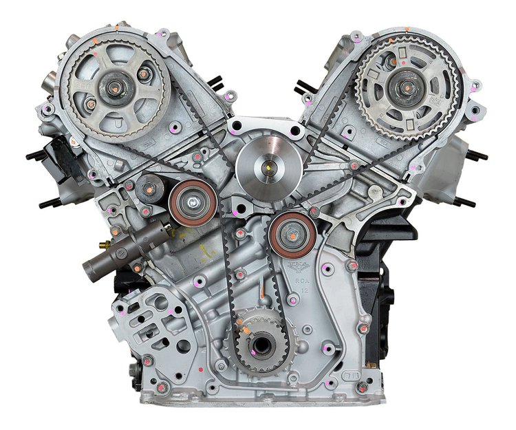 Remanufactured Crate Engine for 2007 Honda Odyssey with 3.5L V6 J35A7