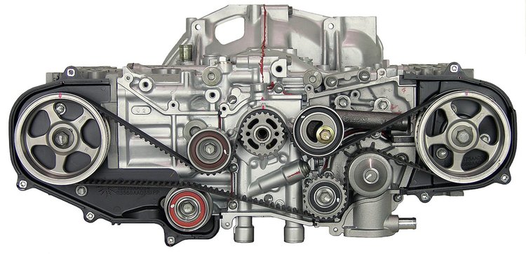 Remanufactured Crate Engine for 1993-1997 Subaru Impreza with 1.8L H4 EJ18E