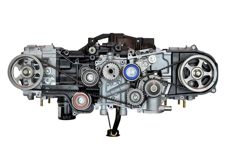 Remanufactured Crate Engine for 2000-2001 Subaru Legacy & Outback with 2.5L H4 EJ252/EJ253