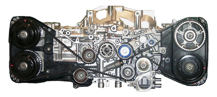 Remanufactured Crate Engine for 2002 Subaru Impreza with Turbo 2.0L H4 EJ20D