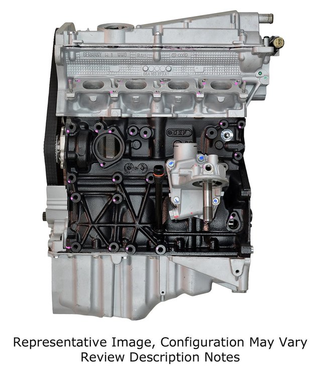 Remanufactured Crate Engine for 2002-2005 Audi A4 with Turbo 1.8L L4