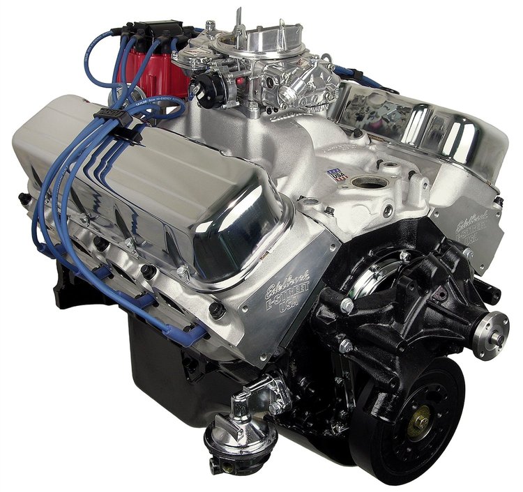 HP411PC High Performance Crate Engine Big Block Chevy 489ci / 565HP / 595TQ