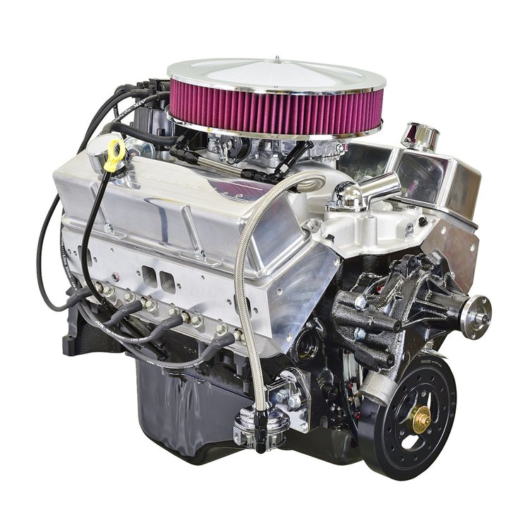 HP94CPOL High Performance Crate Engine Small Block Chevy 383ci / 415HP / 460TQ [Polished]