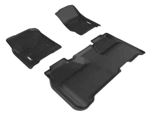StyleGuard XD Floor Liners for 2014-2018 Chevy Silverado/GMC Sierra Crew Cab Trucks